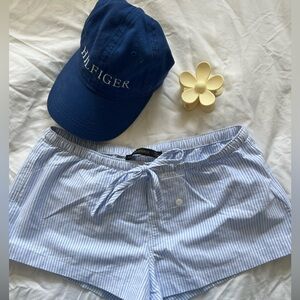 BRAND NEW Linen Stripped shorts